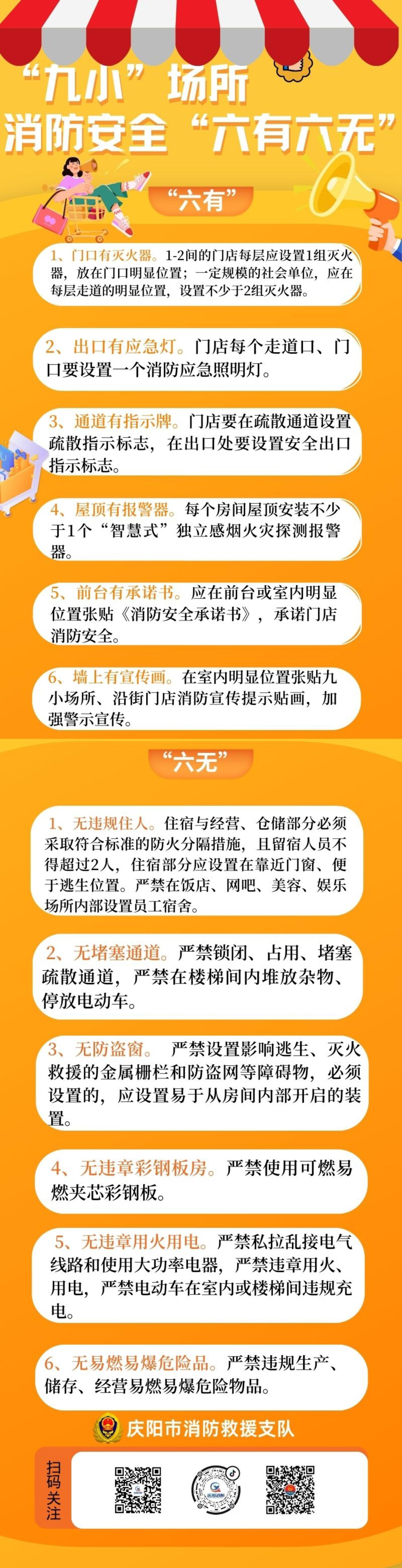 快來一起學(xué)！“九小場所”消防安全“六有六無”