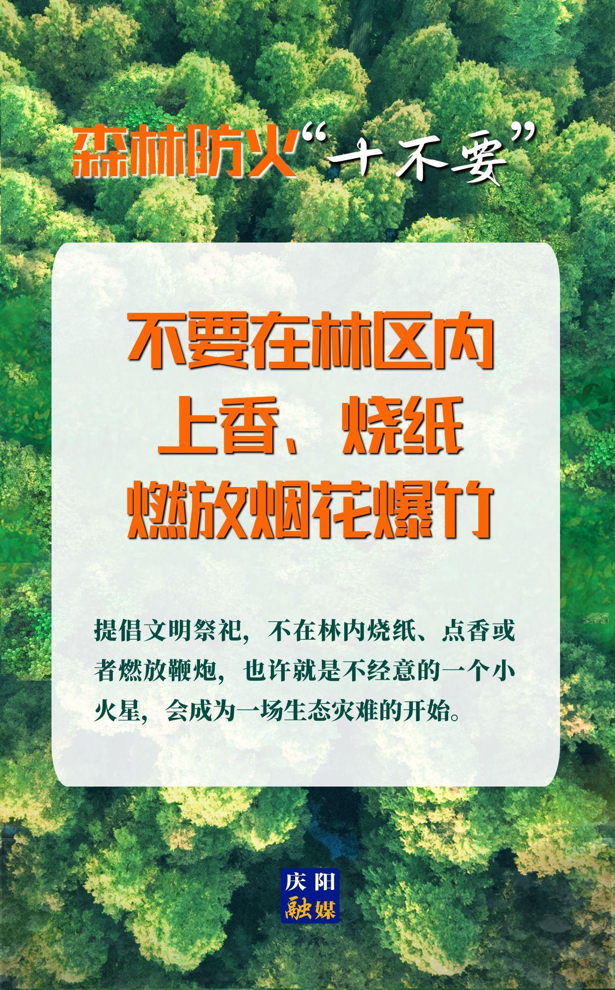 【微海報】森林防火“十不要”④丨不要在林區(qū)內(nèi)上香、燒紙、燃放煙花爆竹